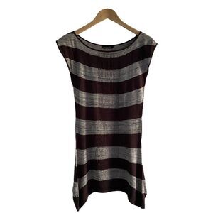 Mustard seed Brown Body Con Tunic Knit Dress US S
